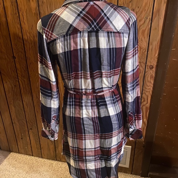 Rails Nadine Plaid Flannel Dress Size Small - Picture 14 of 16